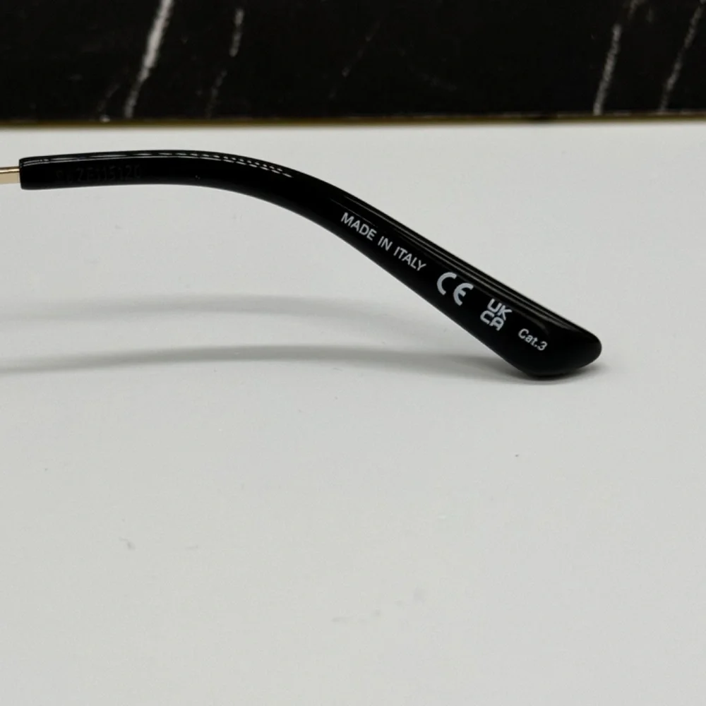 NEW BALENCIAGA BB0245S 003 UNISEX SUNGLASSES BB 0245S GOLD METAL OVAL EYEWEAR